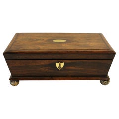 Early 19th Century English Regency Jewelry Box