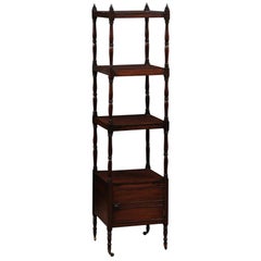Carrello in mogano Regency inglese dei primi del XIX secolo