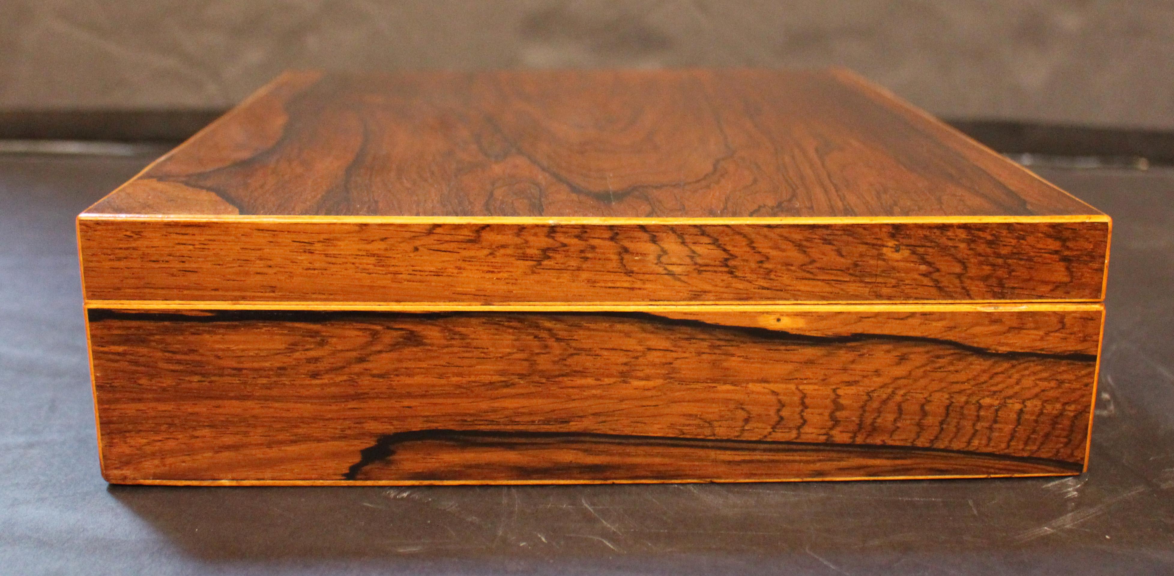 Early 19th Century English Regency Period Jewlery Box For Sale 3