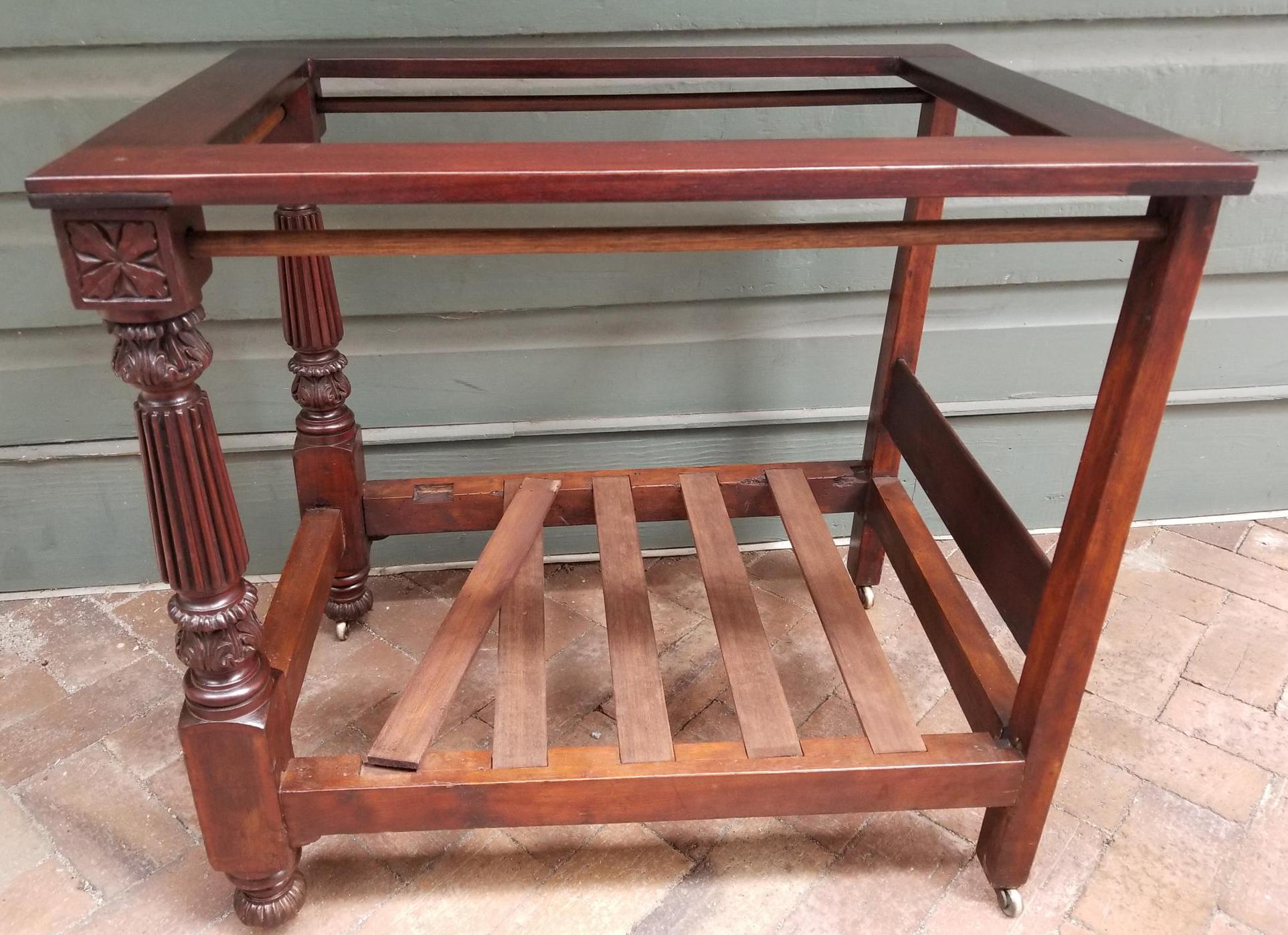 Early 19th Century English Regency Salesmen Sample Four Poster Bed with Canopy 3