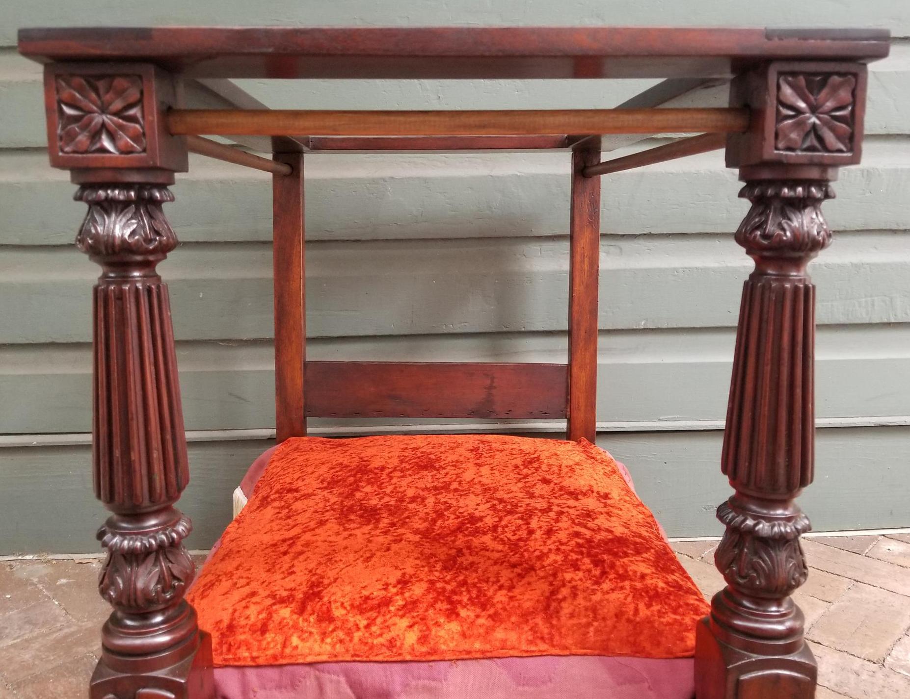 Early 19th Century English Regency Salesmen Sample Four Poster Bed with Canopy 4