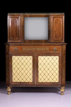 Early 19th Century English Regency Side Cabinet in the Manner of John Mclean