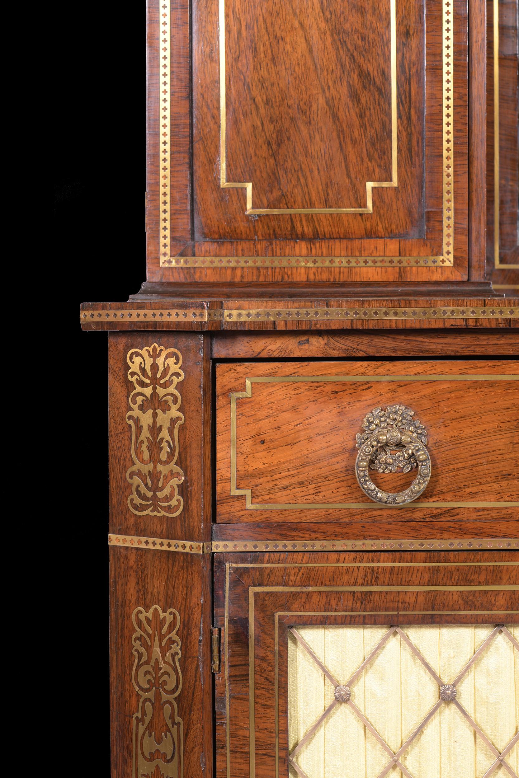 Early 19th Century English Regency Side Cabinet in the Manner of John Mclean For Sale 1