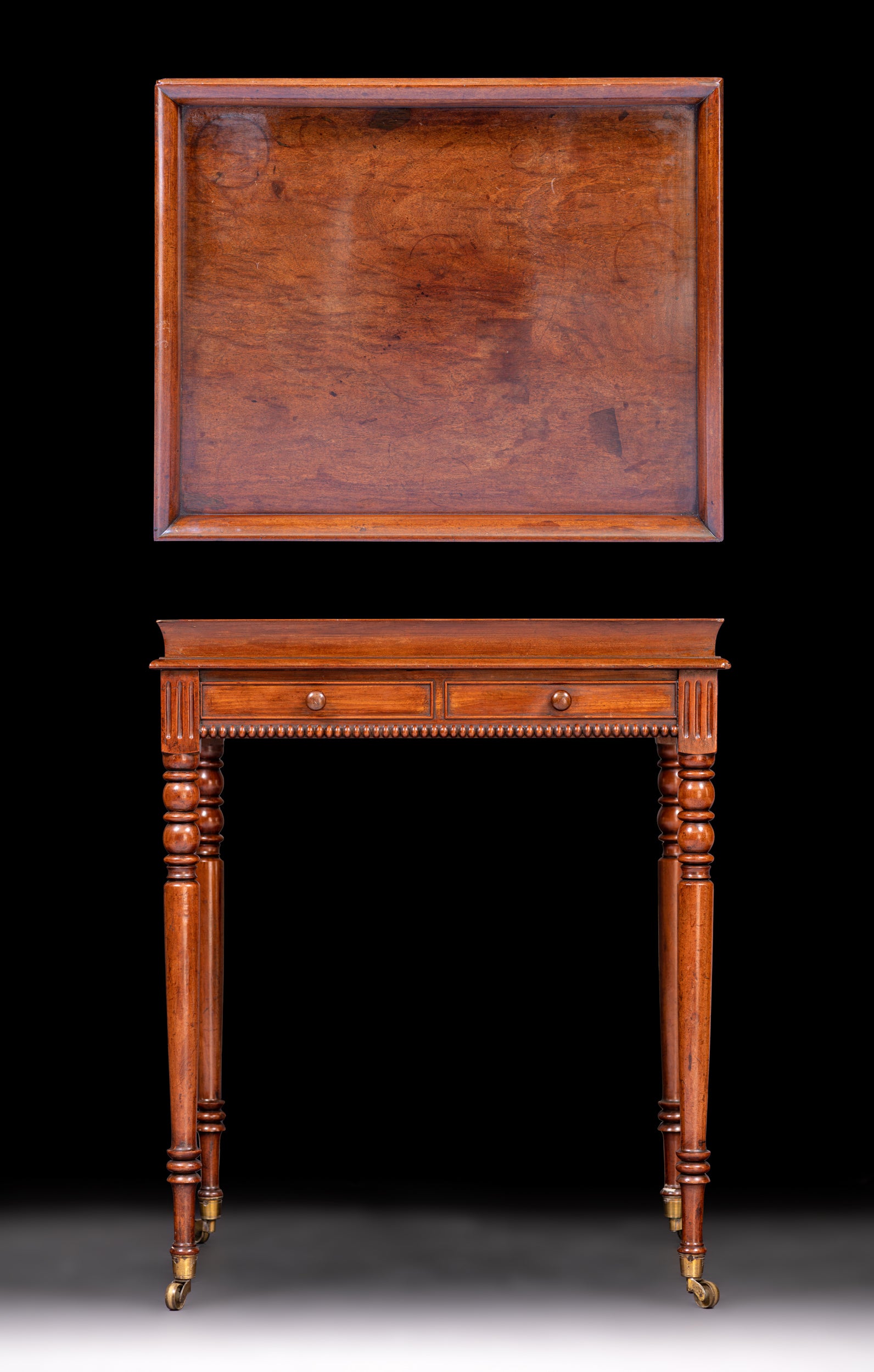 Early 19th Century English Regency Side Table Attributed to Gillows of Lancaster In Good Condition For Sale In Dublin, IE