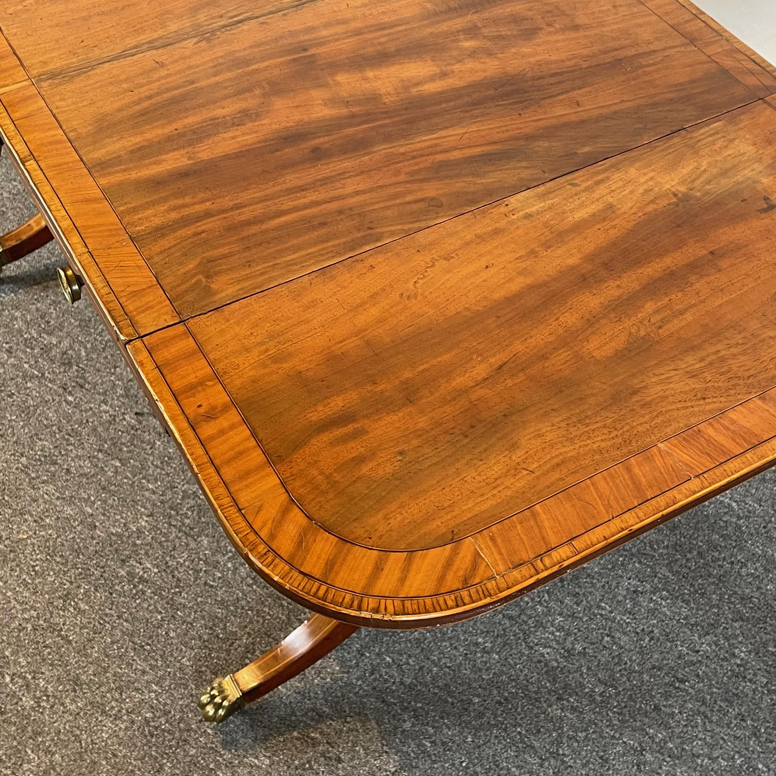 Early 19th Century English Regency Sofa Table 5