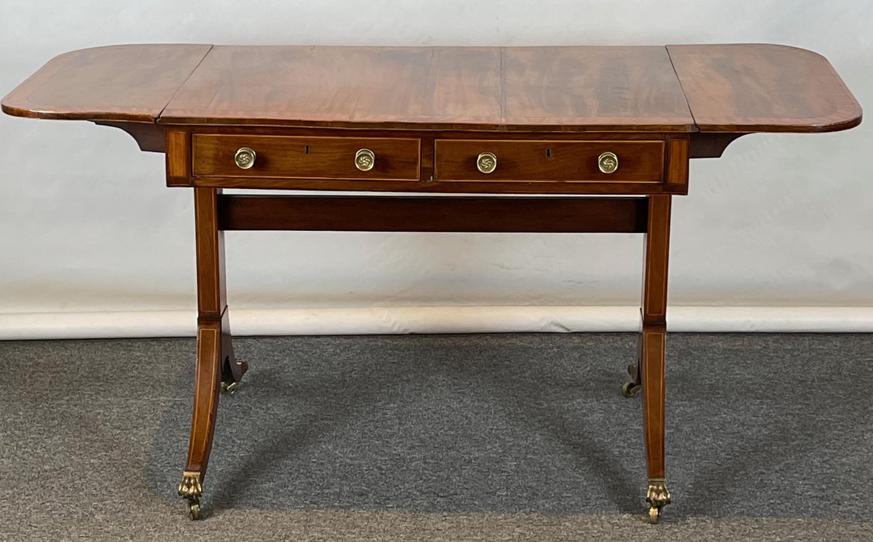 Hand-Crafted Early 19th Century English Regency Sofa Table