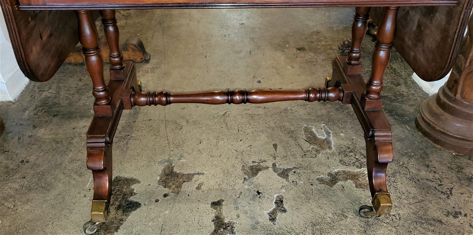 Early 19th Century English Regency Sofa Table For Sale 1