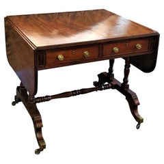 Early 19th Century English Regency Sofa Table