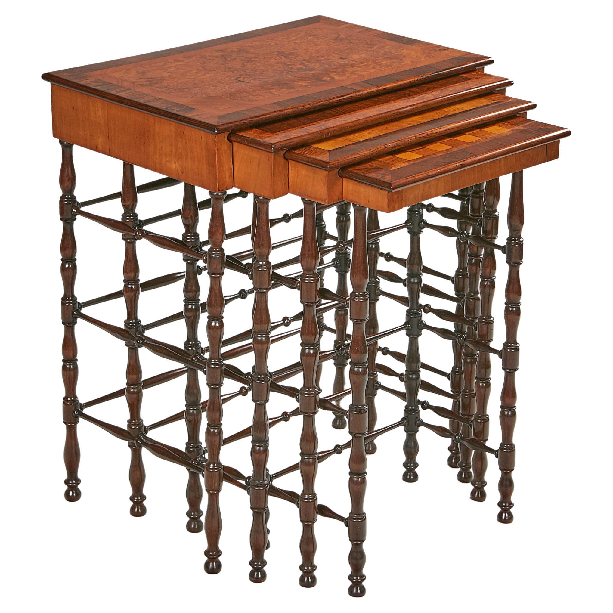 Tables en bois de style Régence anglaise du début du 19e siècle par Gillows of Lancaster
