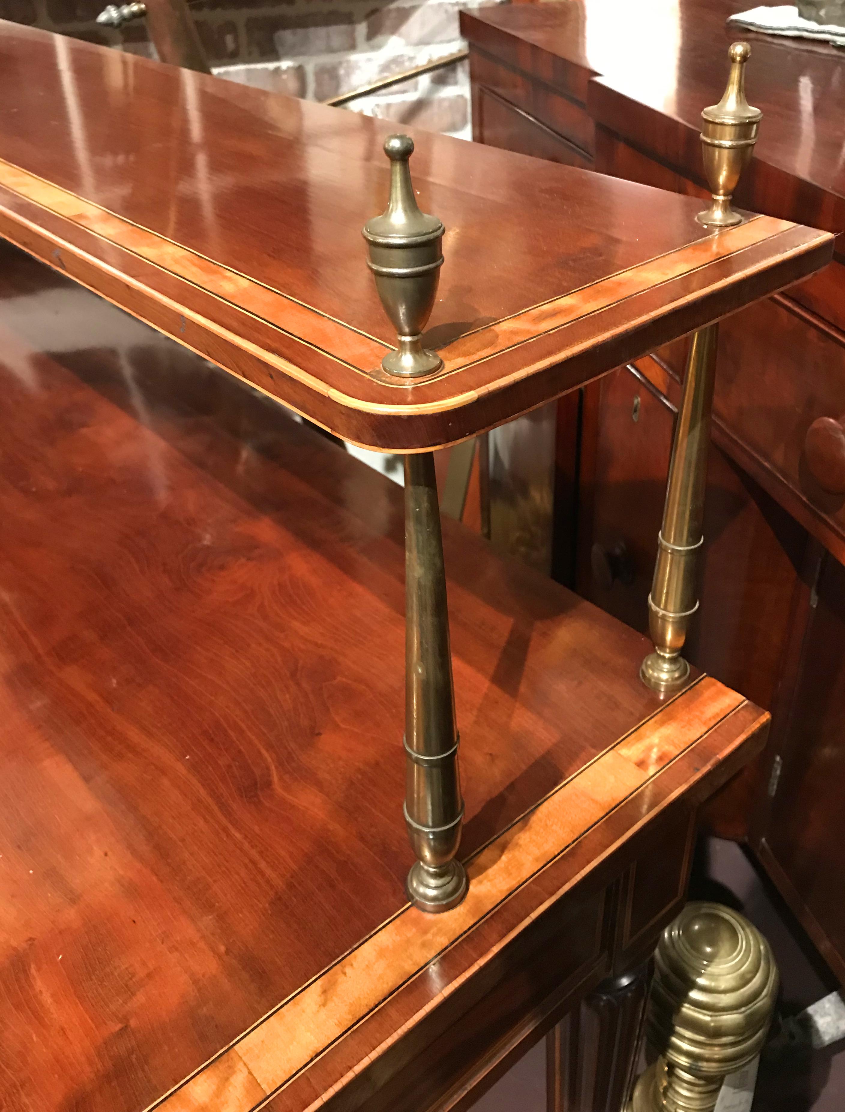 Early 19th Century English Regency Two-Tier Mahogany Server or Sideboard 3