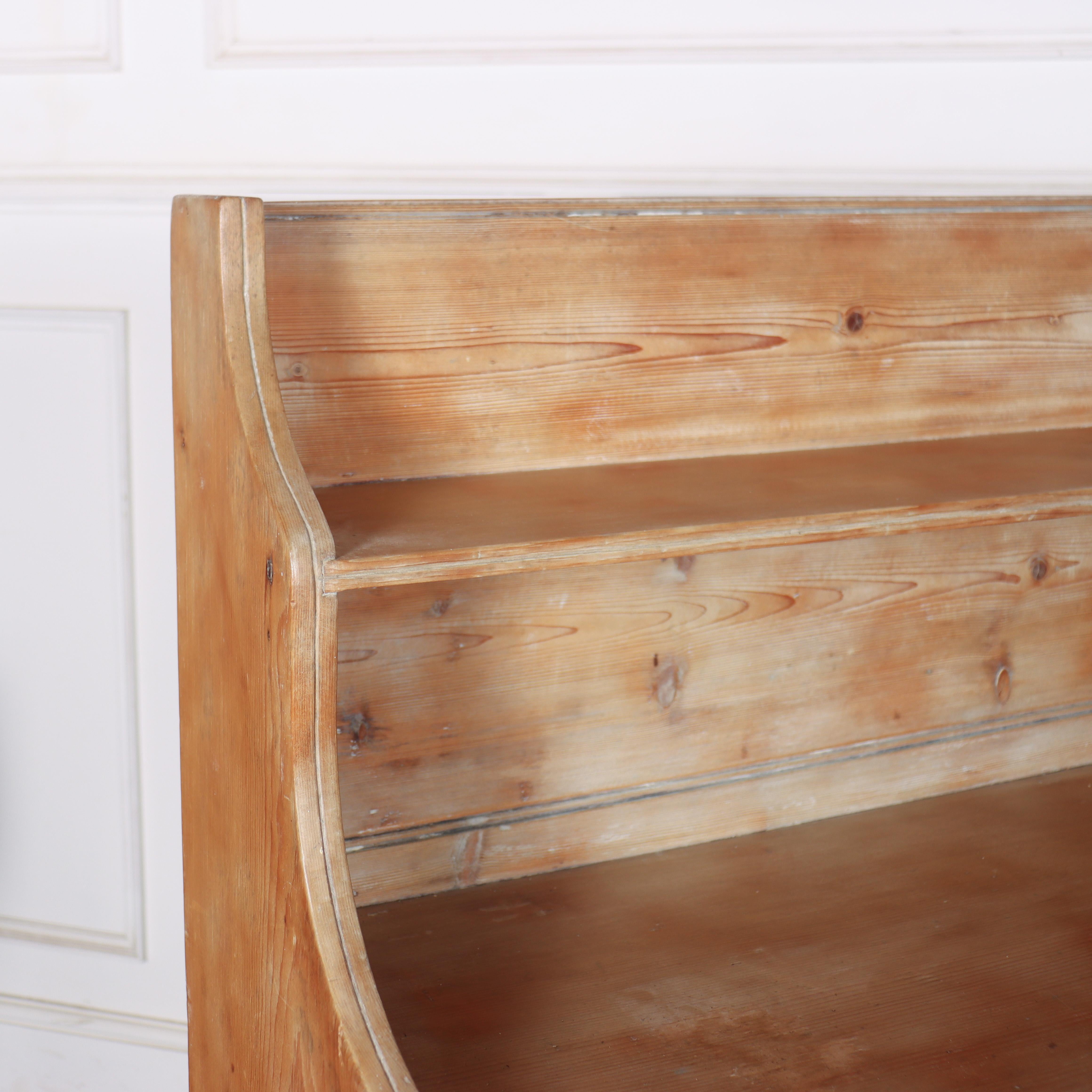 George III Early 19th Century English Regency Waterfall Bookcase