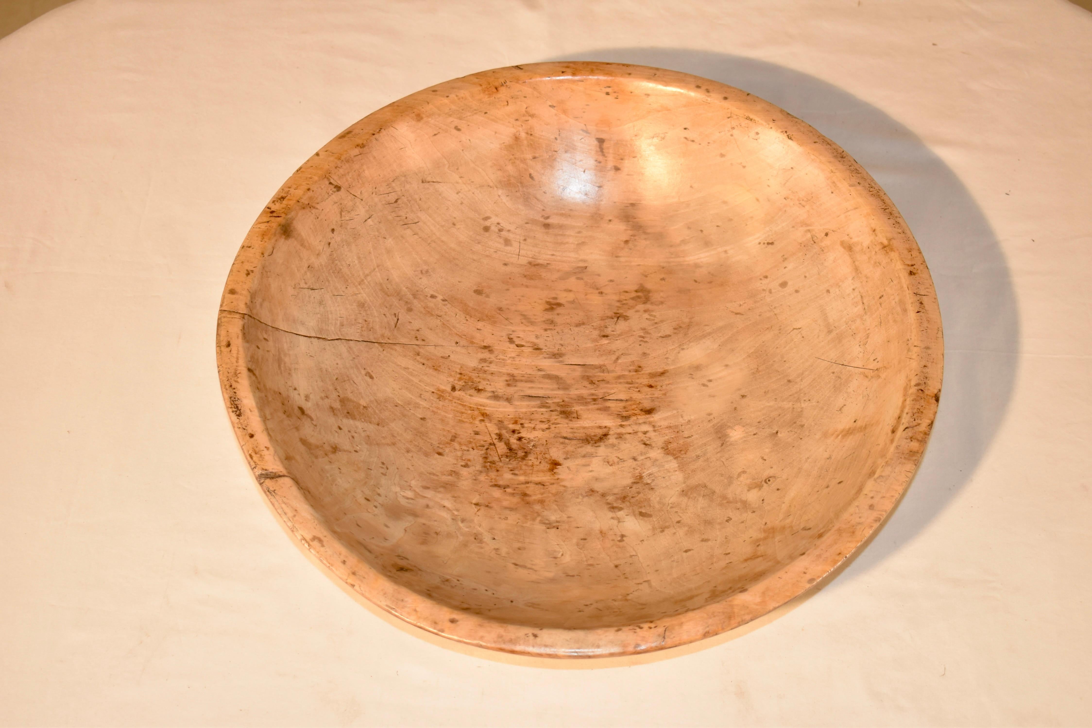 Early 19th Century English Sycamore Bowl For Sale 1