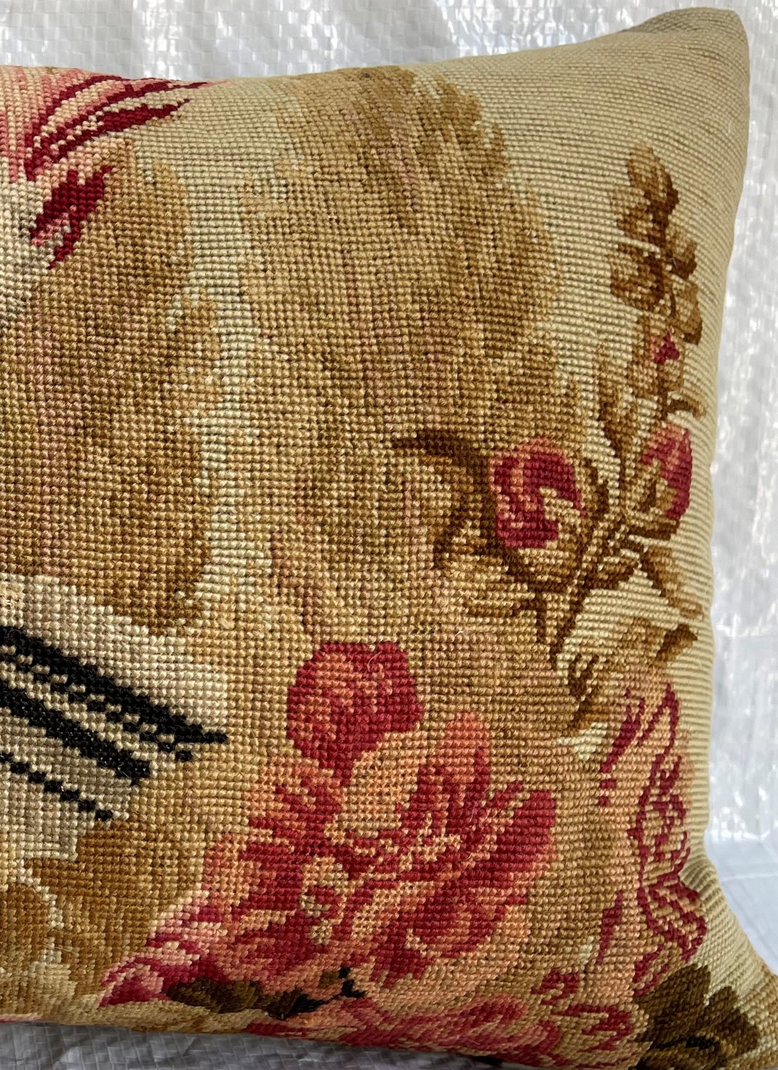 Early-19th Century English Tapestry Pillow 14