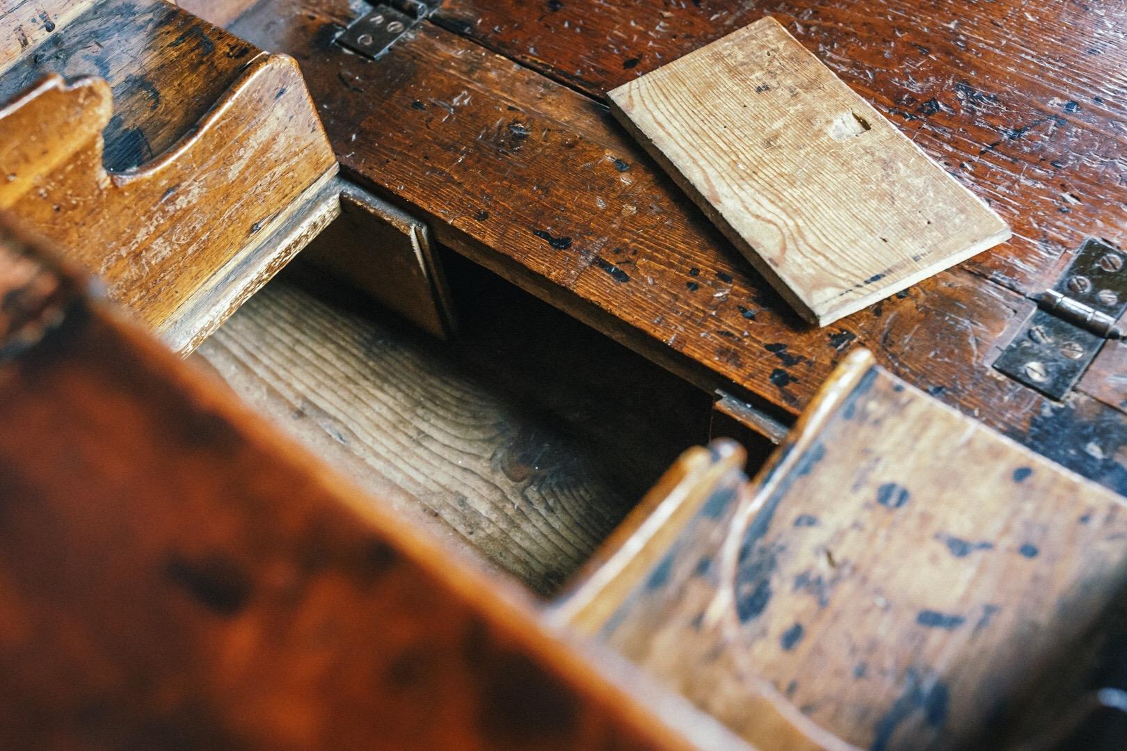 Early 19th Century English Vernacular Pine Bureau 9