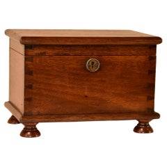 Antique Early 19th Century English Walnut Box