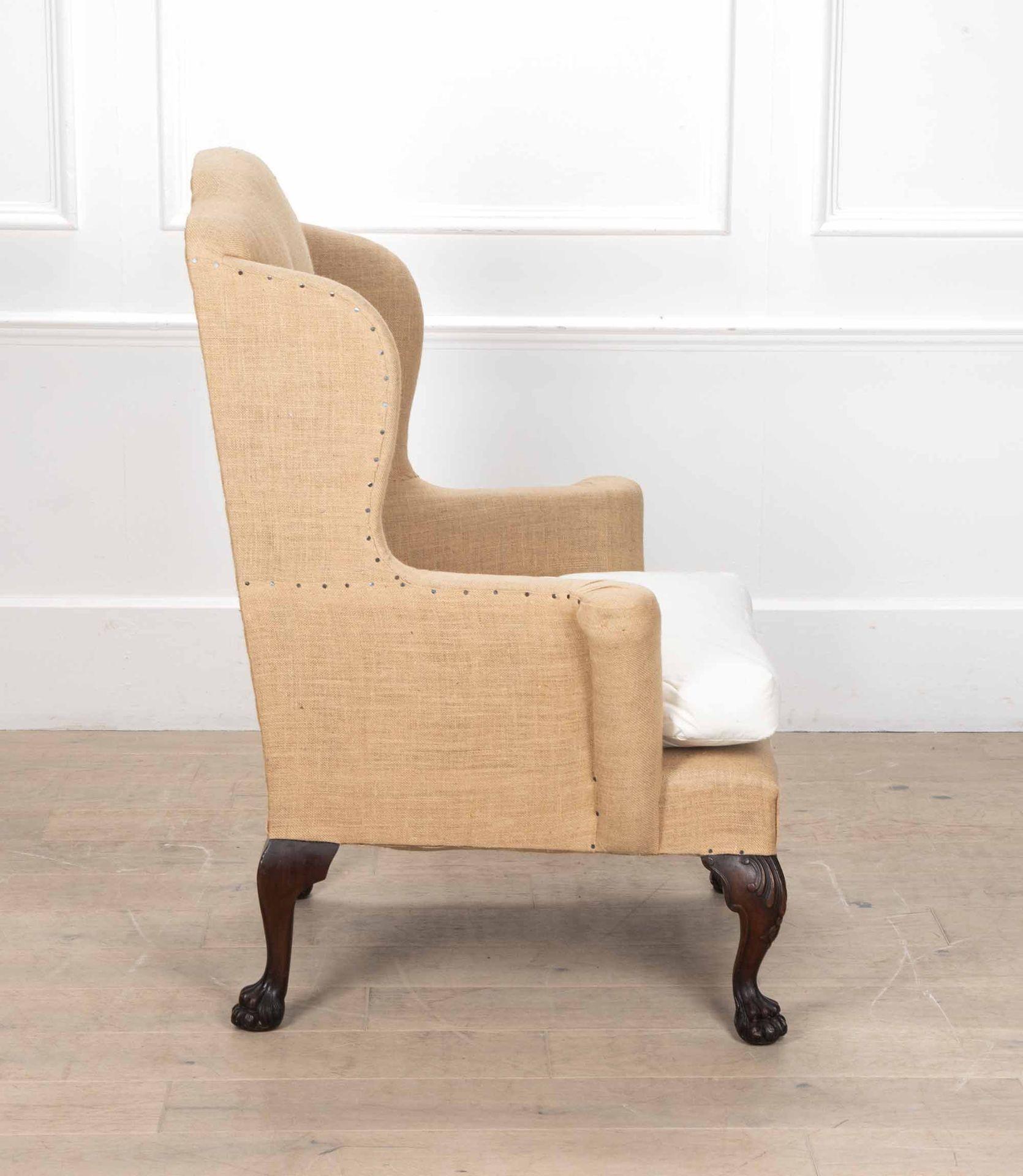 Early 19th Century English Wing Chair In Good Condition For Sale In Gloucestershire, GB