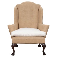 Chaise à oreilles anglaise du début du 19e siècle