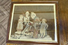 Early 19th Century English Wool Tapestry, “The School Room”