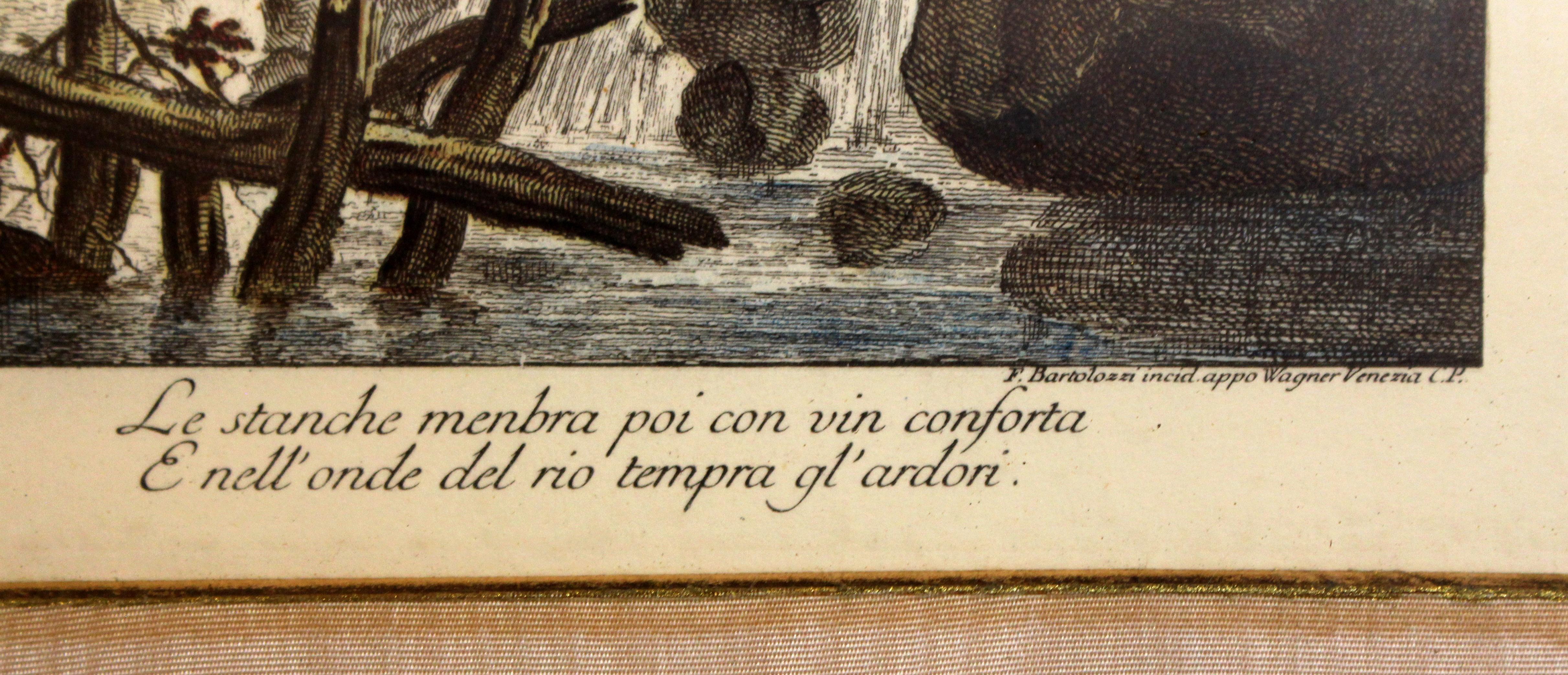 Romantique Gravure du début du 19e siècle 