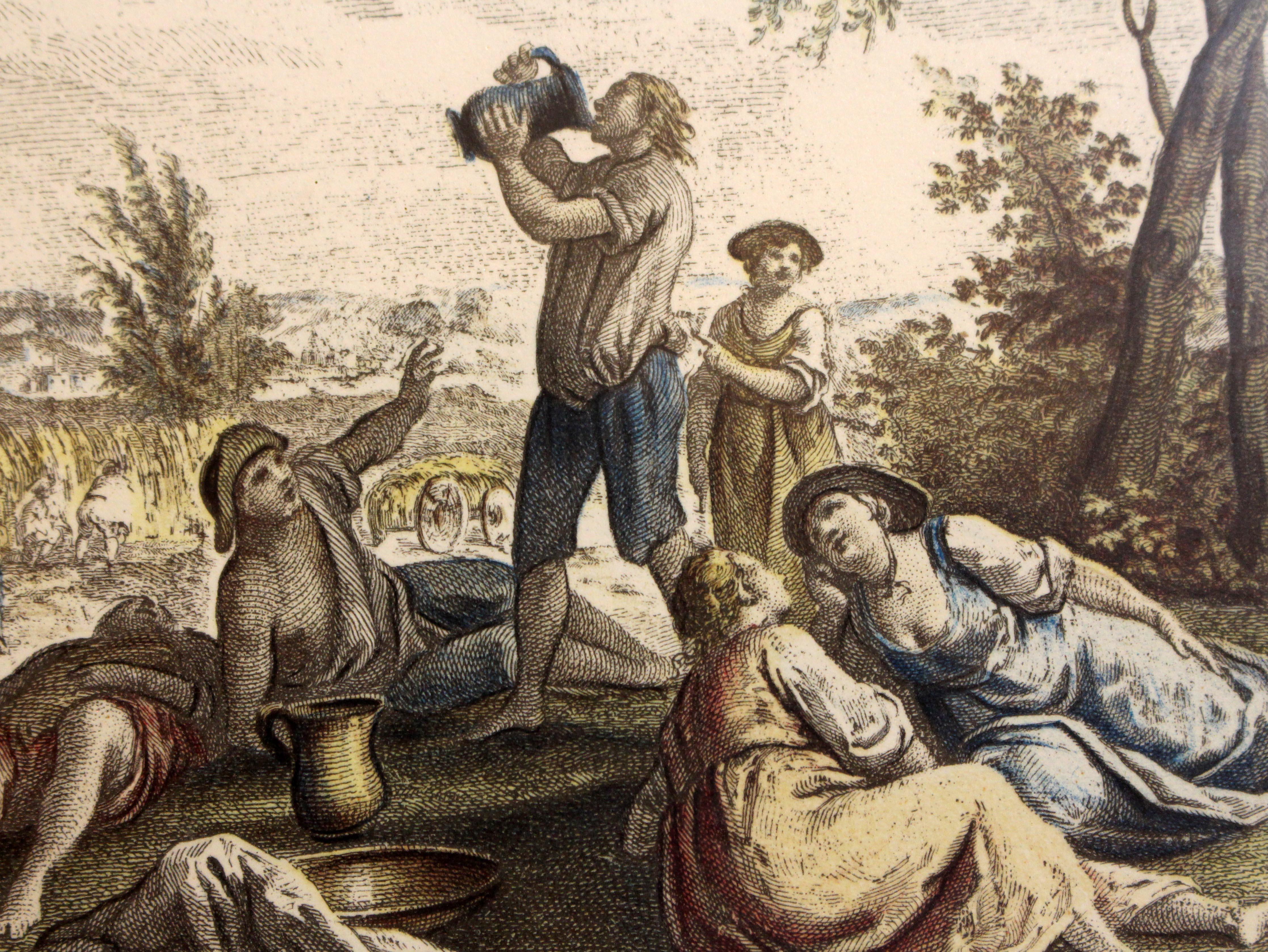 Gravure du début du 19e siècle 