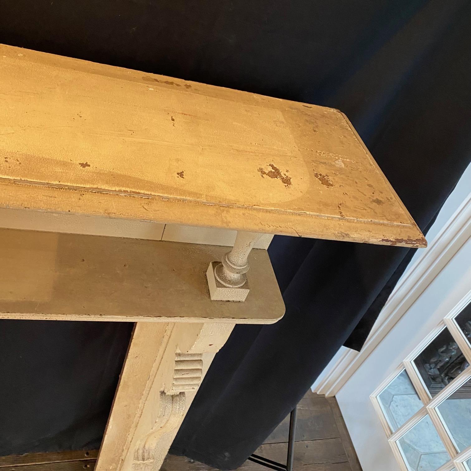 Early 19th Century Federal Fireplace Mantel Found in Maine For Sale 1