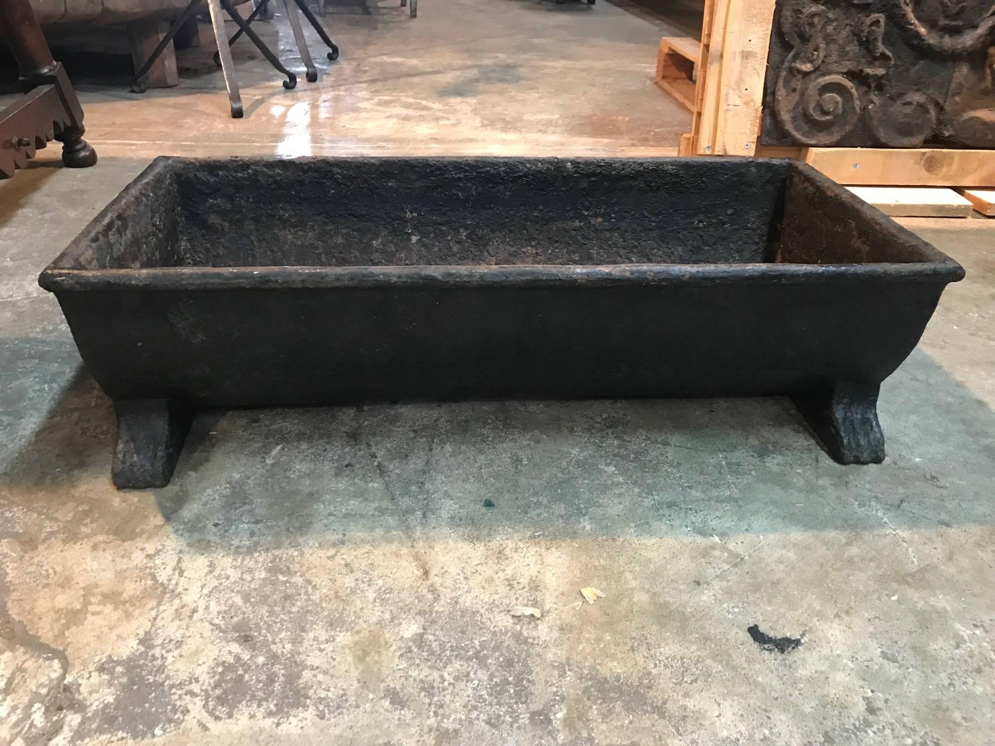 metal feed troughs