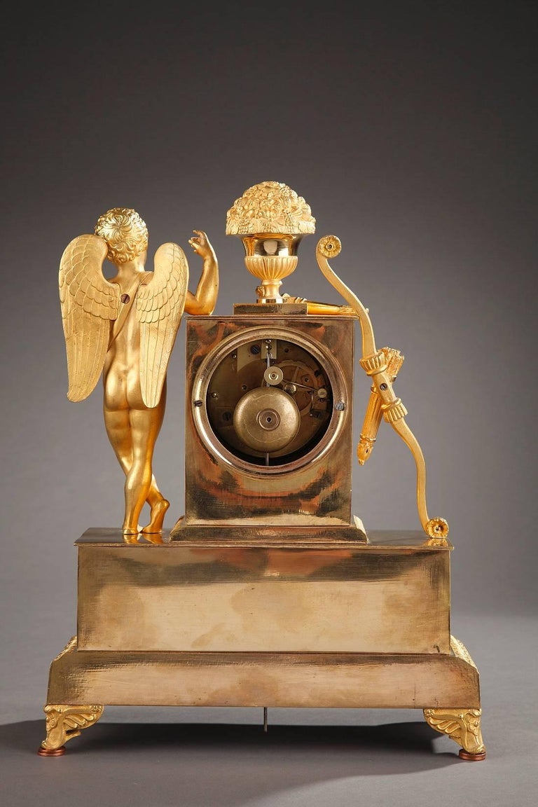 Ormolu Early 19th Century Figural Restauration Mantel Clock