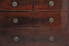 Early 19th Century flame mahogany bowfront chest