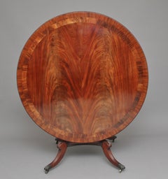 Early 19th Century Flame Mahogany Breakfast Table