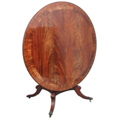 Early 19th Century Flame Mahogany Breakfast Table