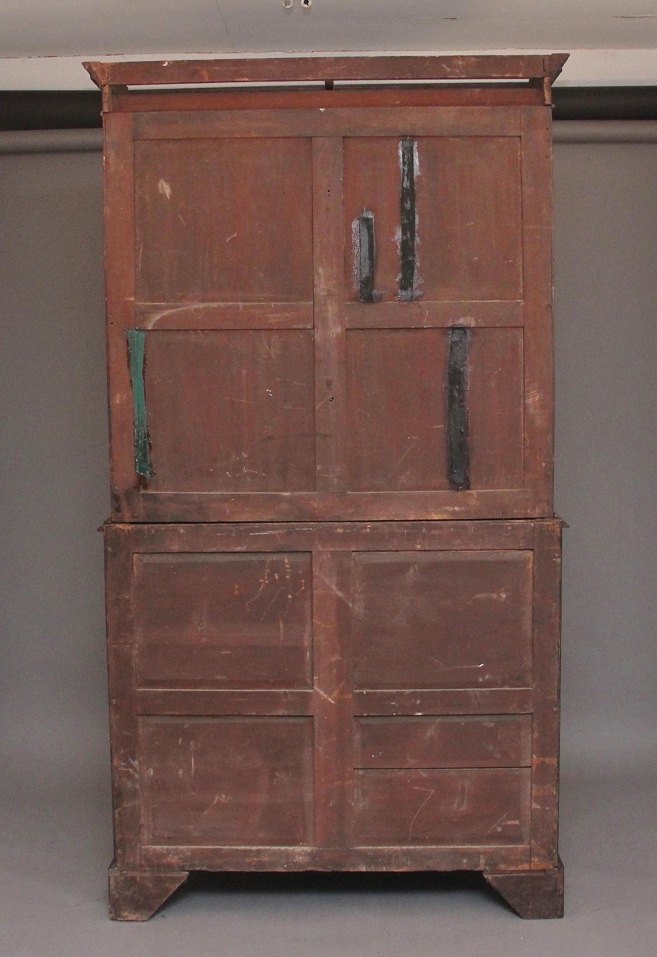 Sekretär-Bücherregal aus geflammtem Mahagoni, frühes 19. Jahrhundert im Angebot 10
