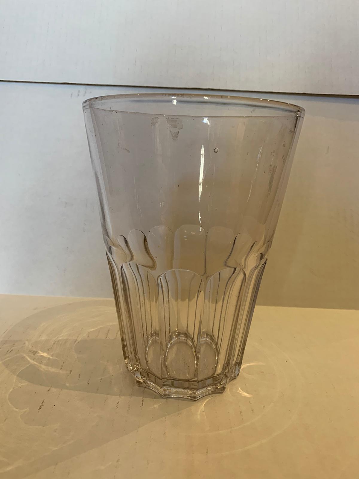 Early 19th century flared flip glass.
