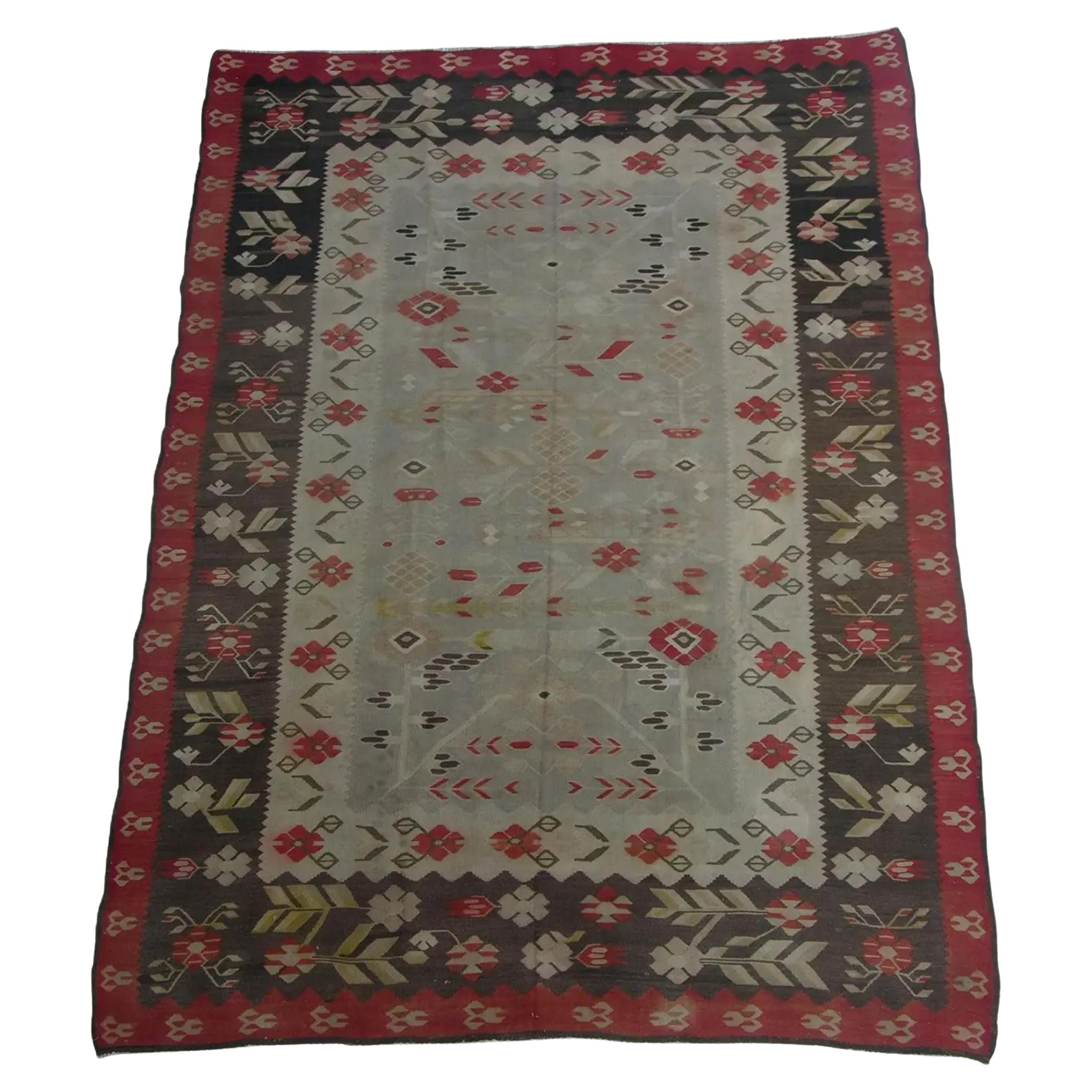 Early 19th Century Flat Weave Bessarabian For Sale