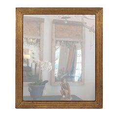 Early 19th Century Fluted Giltwood Mirror