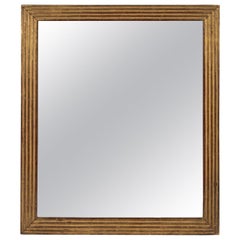 Early 19th Century Fluted Giltwood Mirror