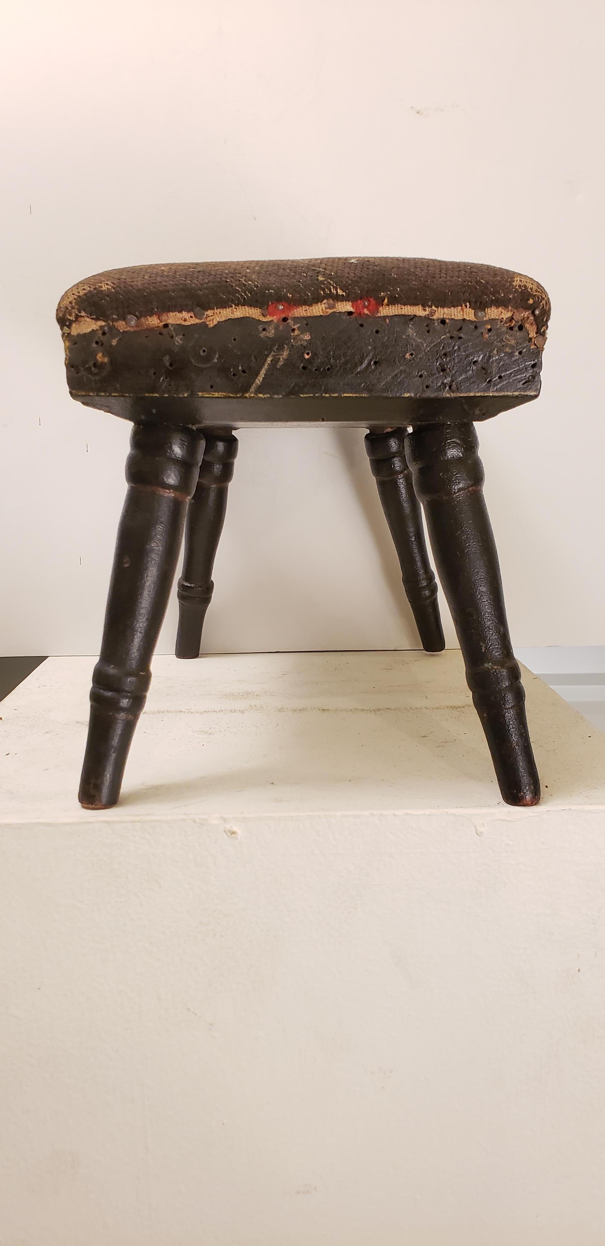 Mid-19th Century Early 19th Century Foot Stool, American 1830's