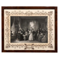 Early 19th Century Framed Lithograph by Jean Baptiste Madou