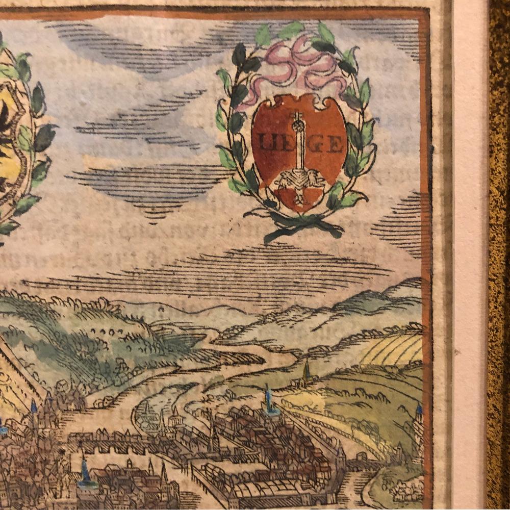 Early 19th Century Framed Lithograph of a Work by Sebastian Munster '1488-1522' For Sale 3