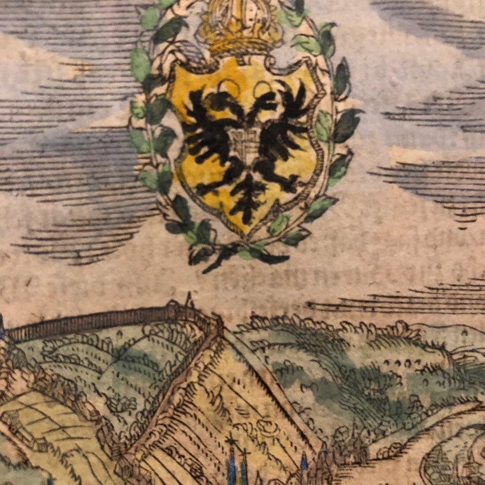 Lithographie encadrée du début du 19e siècle d'une œuvre de Sebastian Munster '1488-1522'. en vente 3