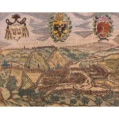 Early 19th Century Framed Lithograph of a Work by Sebastian Munster '1488-1522'