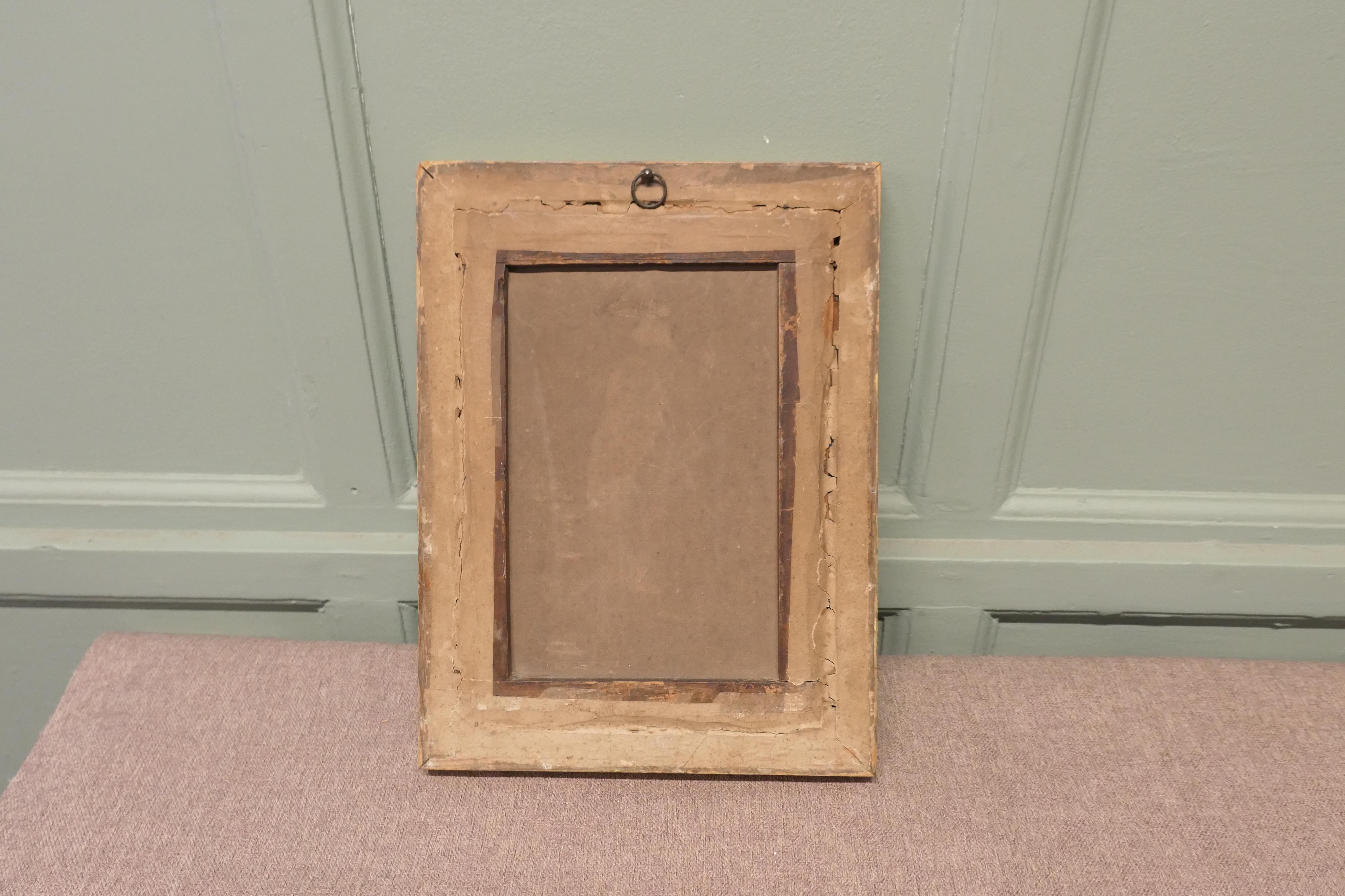 Early 19th Century Framed Print of George III  Attractive and interesting piece In Good Condition For Sale In Godshill, Isle of Wight