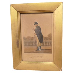 Antique Early 19th Century Framed Print of George III  Attractive and interesting piece
