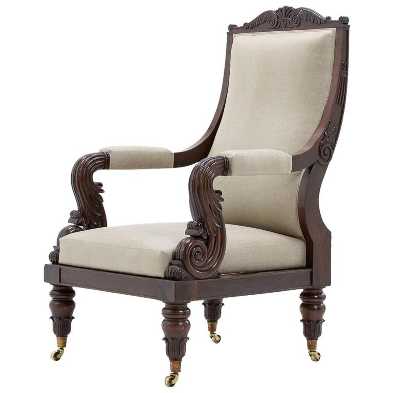 Early 19th Century French Armchair For Sale