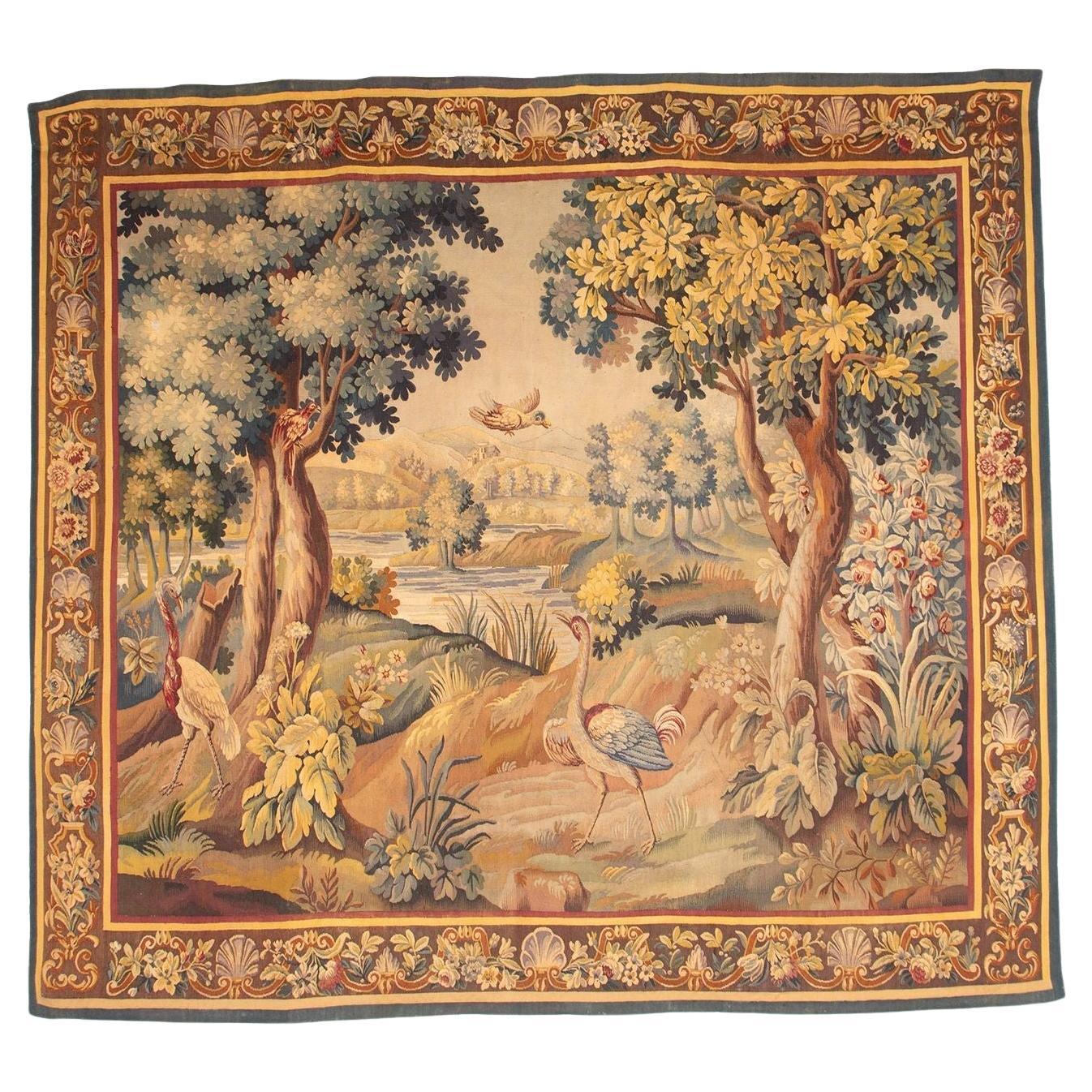 Französischer Aubusson-Wandteppich des frühen 19. Jahrhunderts