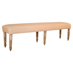Early 19th Century French Bench with Original Paint