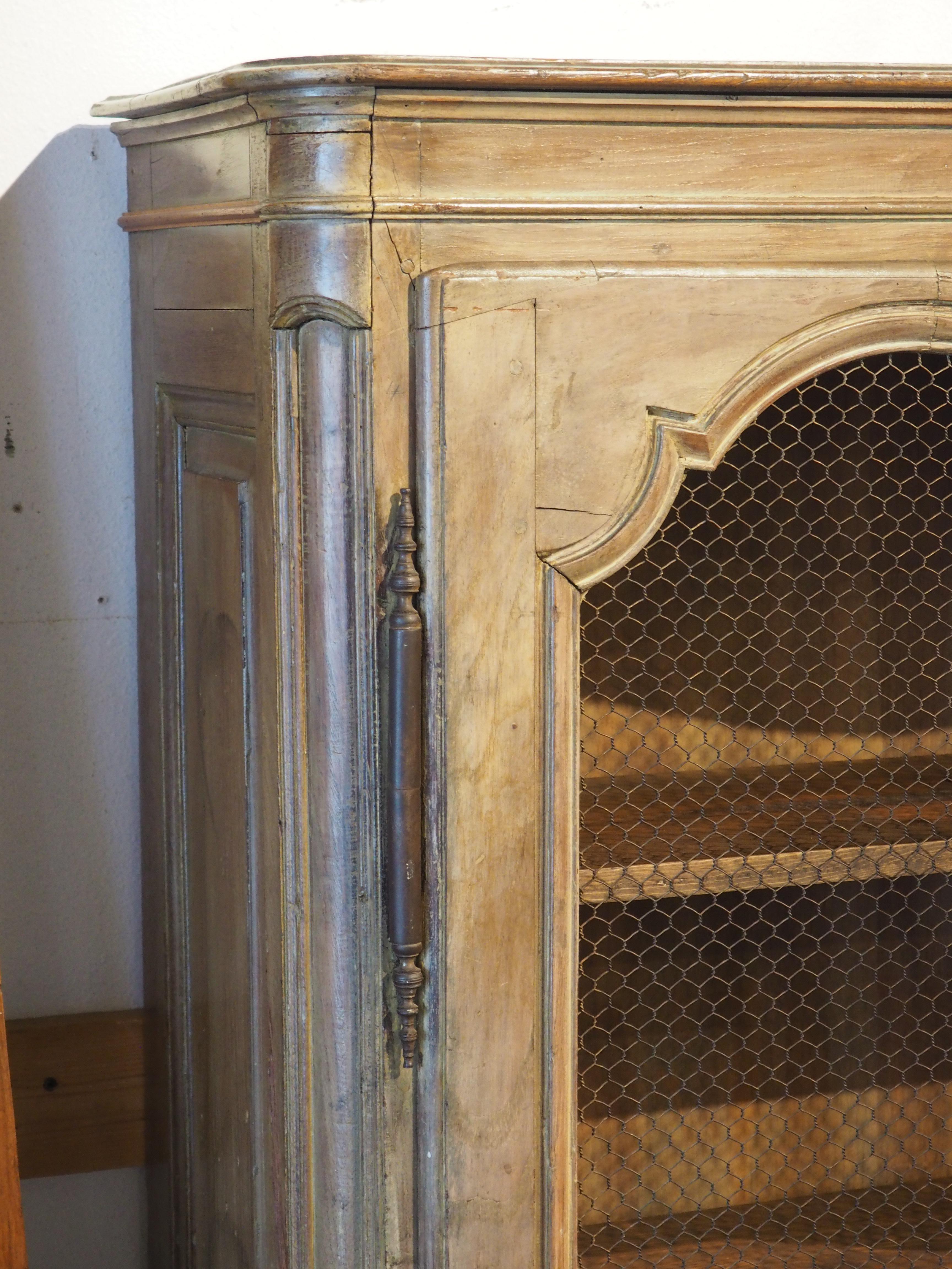 Early 19th Century French Bibliotheque Cabinet with Wire Mesh Door Panels 6
