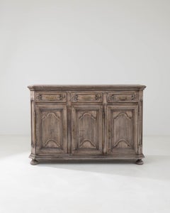 Early 19th Century French Bleached Oak Buffet