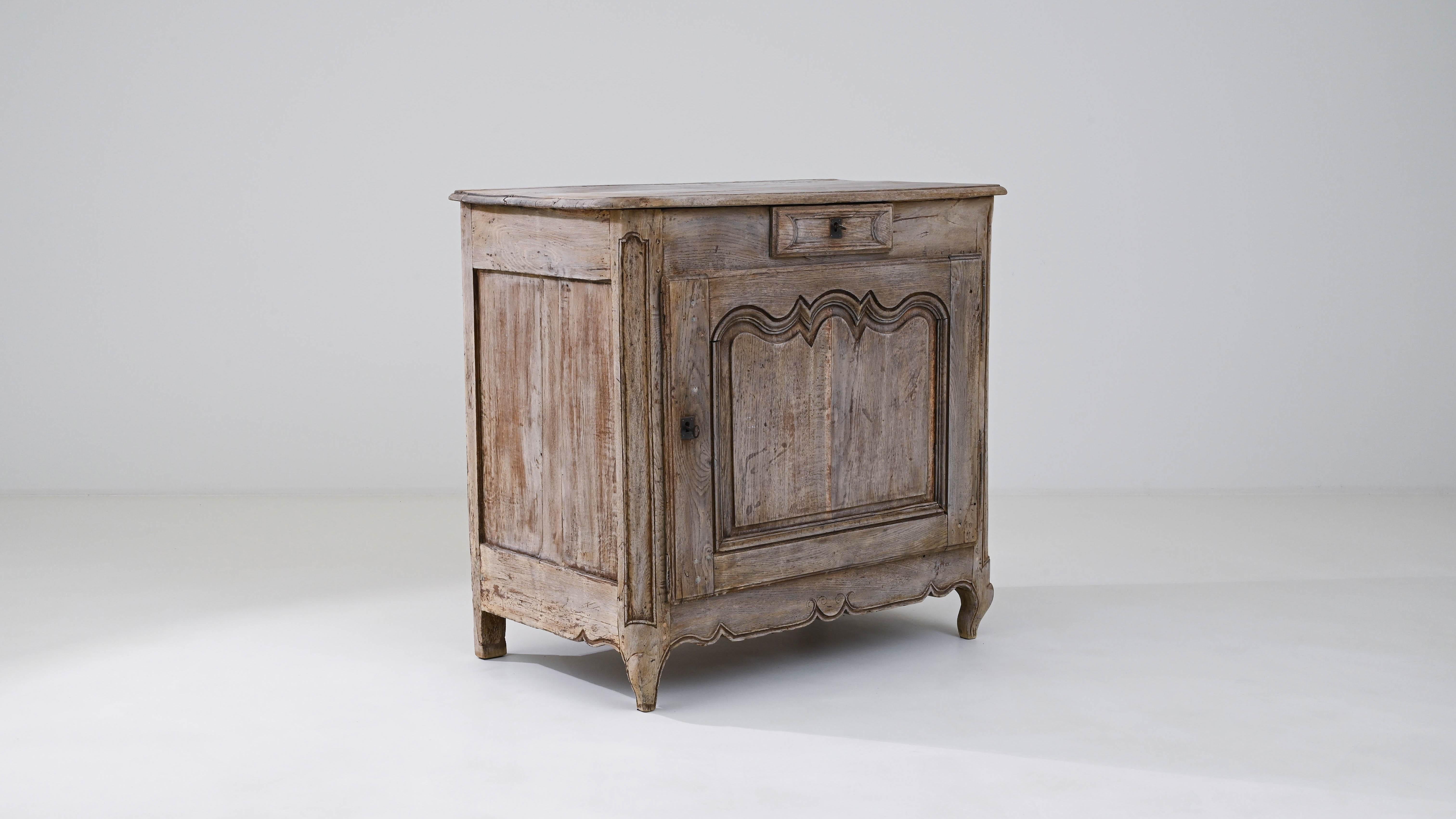 Early 19th Century French Bleached Oak Buffet 5