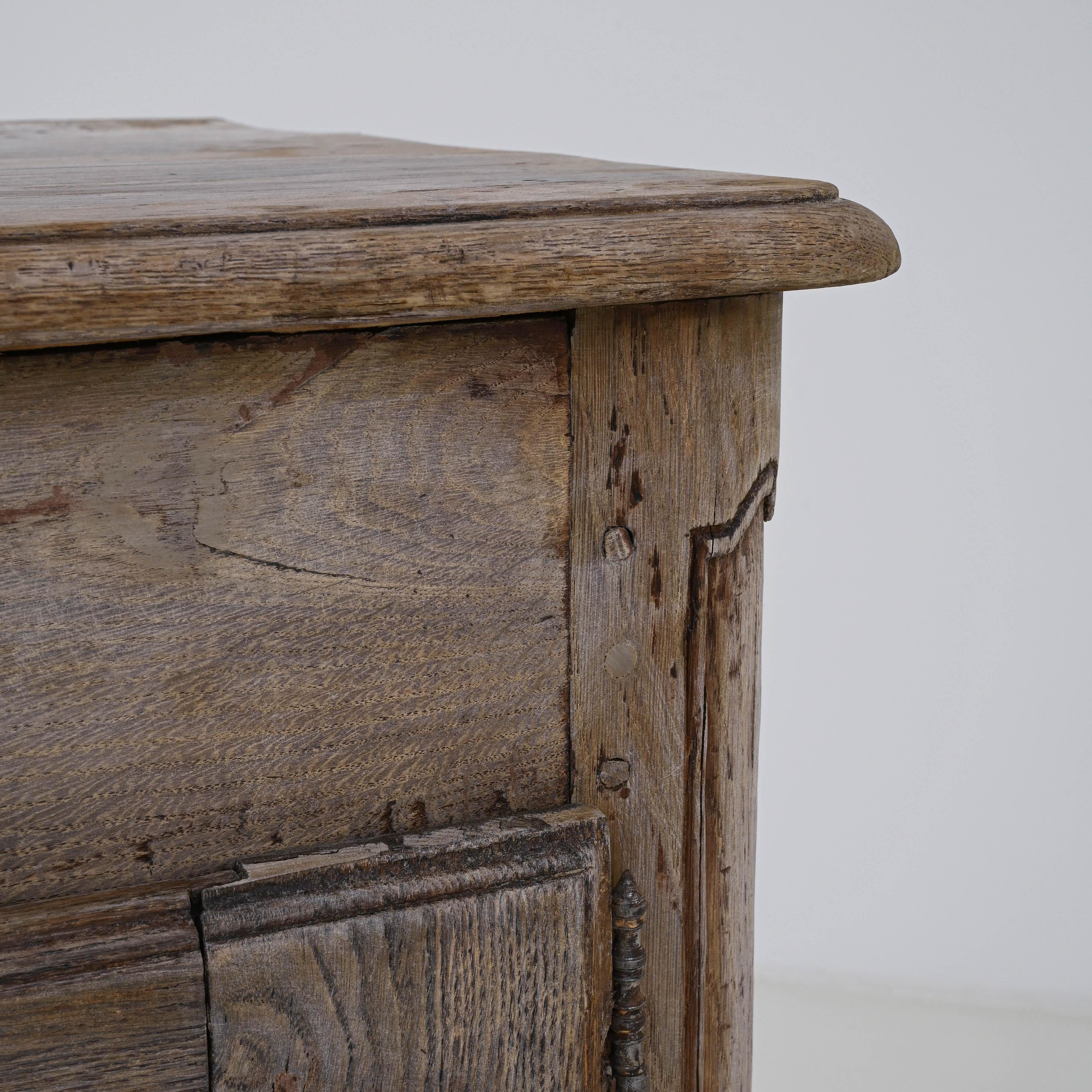 Early 19th Century French Bleached Oak Buffet 6