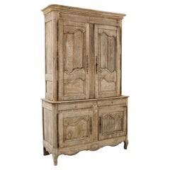 Early 19th Century French Bleached Oak Cabinet 